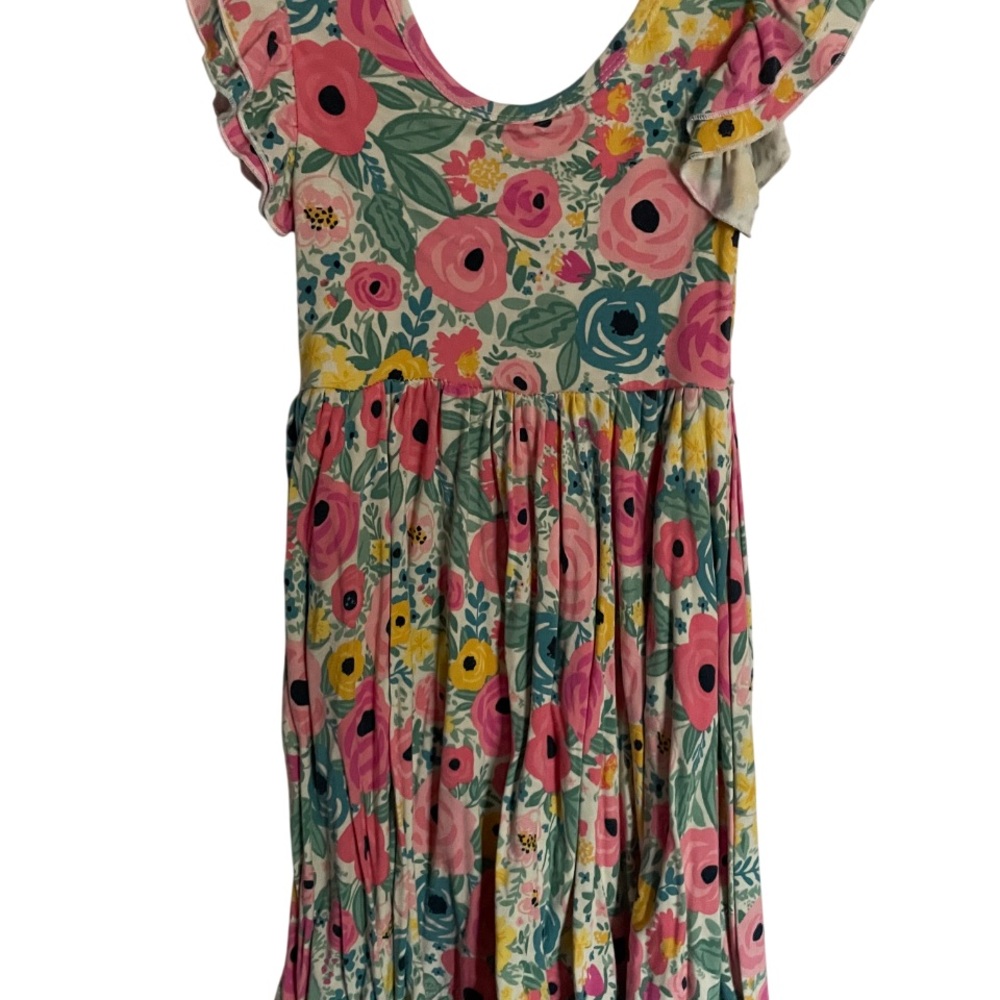 3T Little Sleepies Secret Garden Twirl Dress